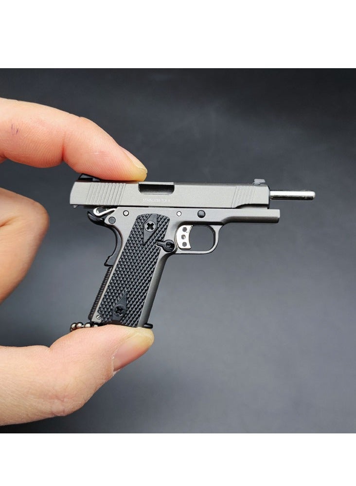 general 1911 metal keychain mini tactical keychain small pendant keychain ornament collection gift men's army fanatics - Image 3