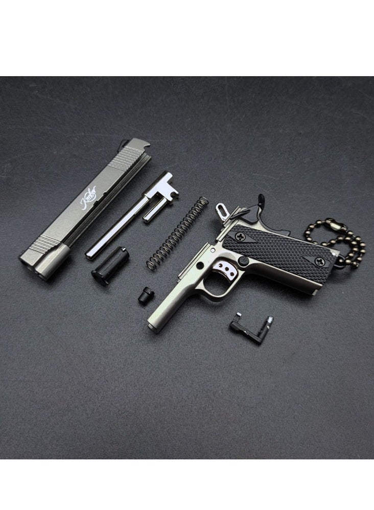 general 1911 metal keychain mini tactical keychain small pendant keychain ornament collection gift men's army fanatics - Image 5