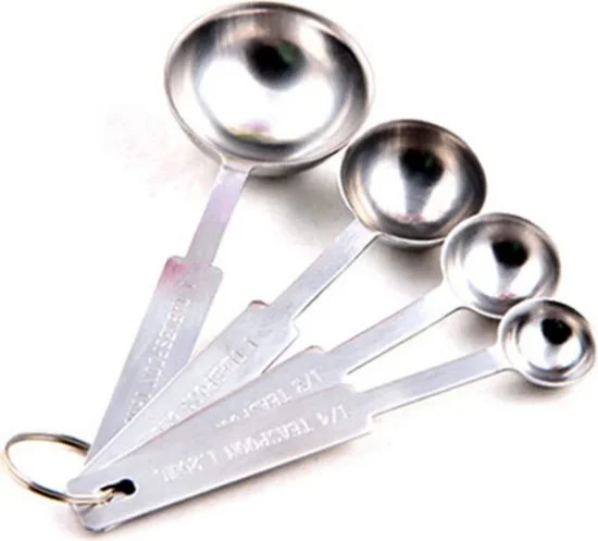 Alsepeteavm Steel Spoon Scale Set 4 Pieces