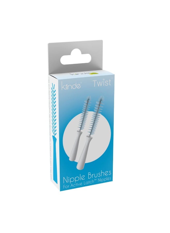 Kiinde Twist Pouch 2-Piece Baby Bottle Nipple Brush Set for All Brands/Parts - Image 5