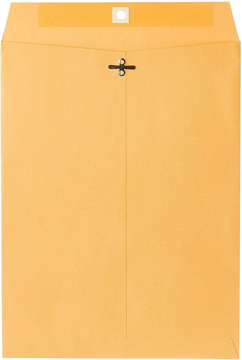 Mead Heavyweight Brown Kraft Clasp Envelopes, 9" x 12", 20 Count - Image 3