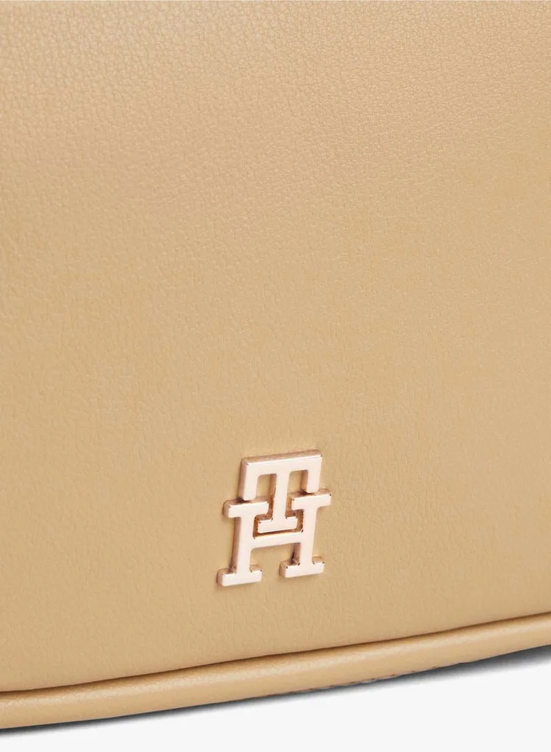 Tommy Hilfiger Classic Khaki Logo Tape Crossbody Camera Bag for Women | Best Price UAE