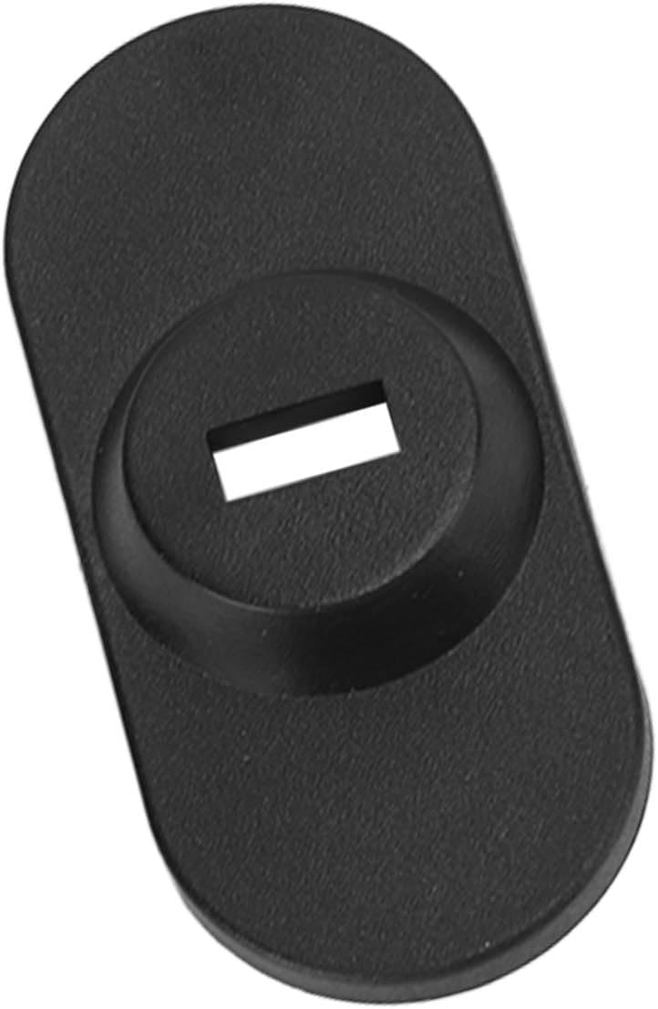 Laptop Anchor Plate Black Anti Theft POM Security for Notebook Tablet Monitor Phone, Self Adhesive Key Hole, 1.65x1.18inch, Suitable for Digital Products - Image 5