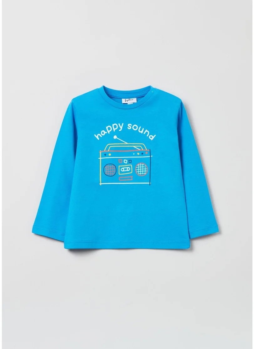 Ovs Ovs Fagottino Long-Sleeved T-Shirt With Stereo Print