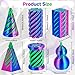 3Dgenius 6 Pack Spiral Cone Fidget Toys 3D Printed Spiral Fidget Toys Impossible Cone 3D Printed Fidgets Impossible Pyramid Passthrough 3D Printed Toys for Adults Kids for Anxiety Relaxing Pack1 - Image 4