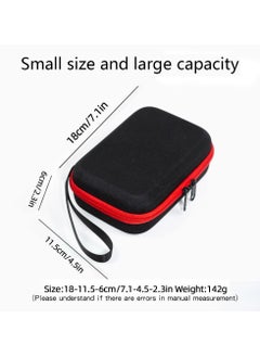 Generic Carrying Case for DJI Osmo Action 5 Pro Camera Portable Travel Bag Protective Handbag Storage Bag for DJI Osmo Action 5 Pro Sport Camera Accessories (Black)  - Image 5