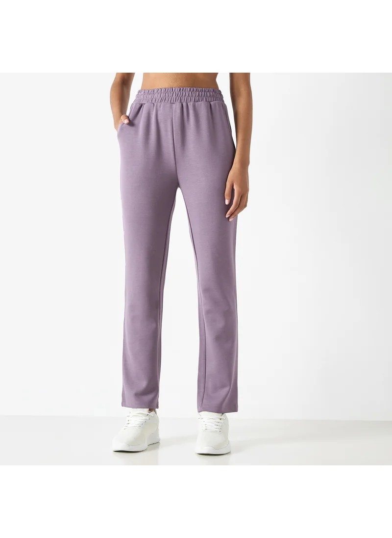 ADOT by Splash Track Pants with Elasticated Waistband and Pockets