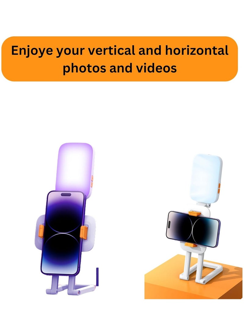 Generic Light For Phone, Camera Light For phone 66 LED,1000mAh Rechargeable, 24 Light Modes, Streaming Selfie Light For  Video Fill Light, Video Call, Video-Conference, 2h-8h Working Time  - Image 4