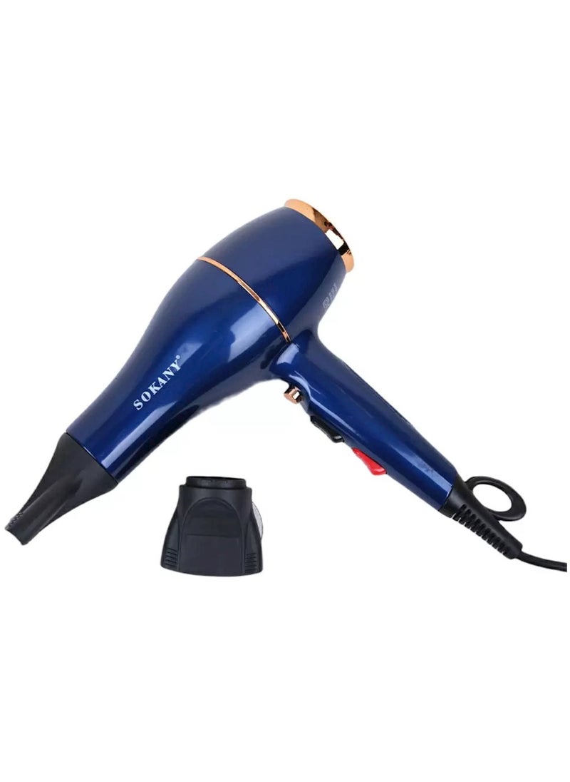 Sokany Hair Dryer SK-2216, 2600 Watt, Blue