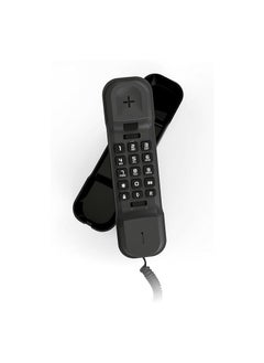 Alcatel Alcatel T-16 Black Ultra Compact Corded Landline Phone With Numeric Display Along With Caller ID Wall Mounted  - Image 2