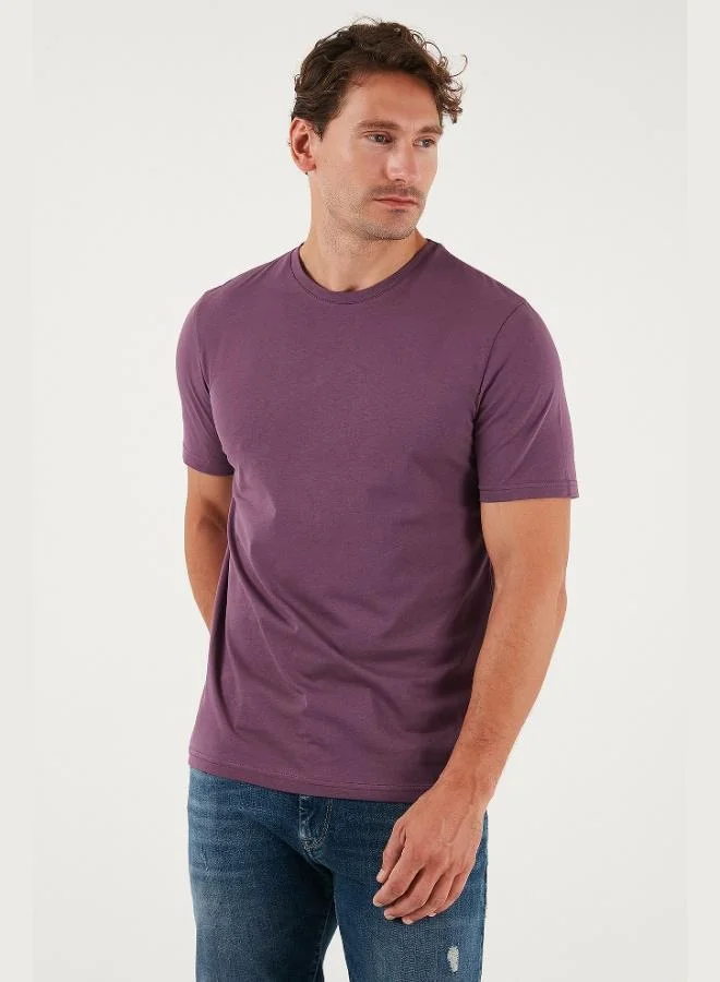 Buratti  Buratti Cotton Regular Fit Crew Neck T Shirt Men's T SHIRT 59020204 for Men | Best Price UAE