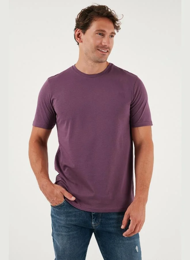 Buratti  Buratti Cotton Regular Fit Crew Neck T Shirt Men's T SHIRT 59020204 for Men | Best Price UAE