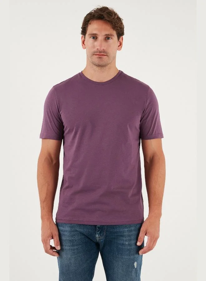 Buratti Cotton Regular Fit Crew Neck T Shirt Men's T SHIRT 59020204
