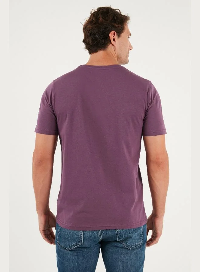 Buratti  Buratti Cotton Regular Fit Crew Neck T Shirt Men's T SHIRT 59020204 for Men | Best Price UAE