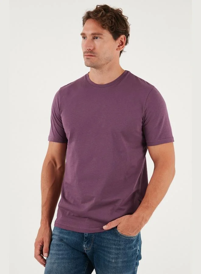 Buratti  Buratti Cotton Regular Fit Crew Neck T Shirt Men's T SHIRT 59020204 for Men | Best Price UAE