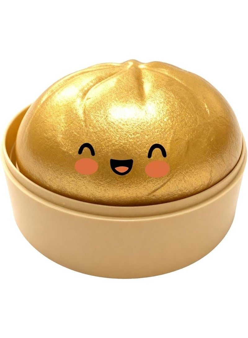 Glitter Dumpling Squishy Stress Balls, Fidget Toy Pack of 2 for Adults & Kids, Random Color - Image 5