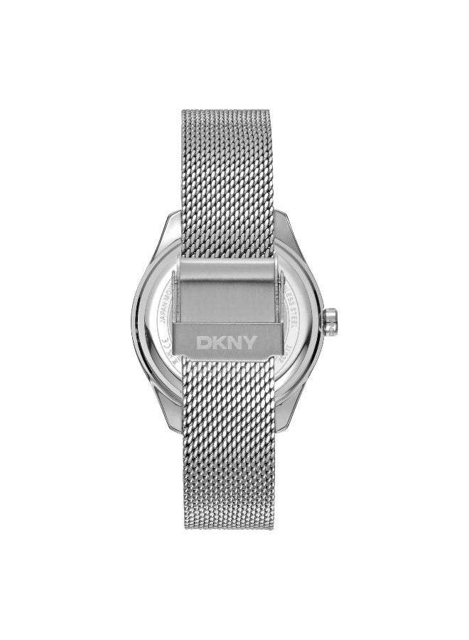 DKNY ديكني أستوريا لوجو DK1L032M0045 - ساعة كوارتز نسائية من الفولاذ المقاوم للصدأ 3 عقارب - Image 3