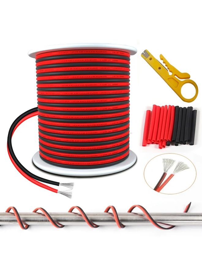 سلك نحاسي مذهب بالقصدير مجدول 24AWG ثنائي الموصل لمكبرات الصوت والصمامات الثنائية الباعثة للضوء (LED) للاستخدام في السيارات - Image 3