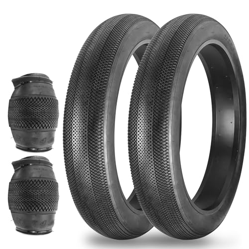 Balinge E-Bike 20x4.0 Fat Tire 20 x 4 Fat Tire 2 Pack Heavy Duty High-Performance Wear-Resistant Mountain Snow Bike Tire, E-Bike Tires 20x4, 20x4 Tire, Black，2Tires - Image 1