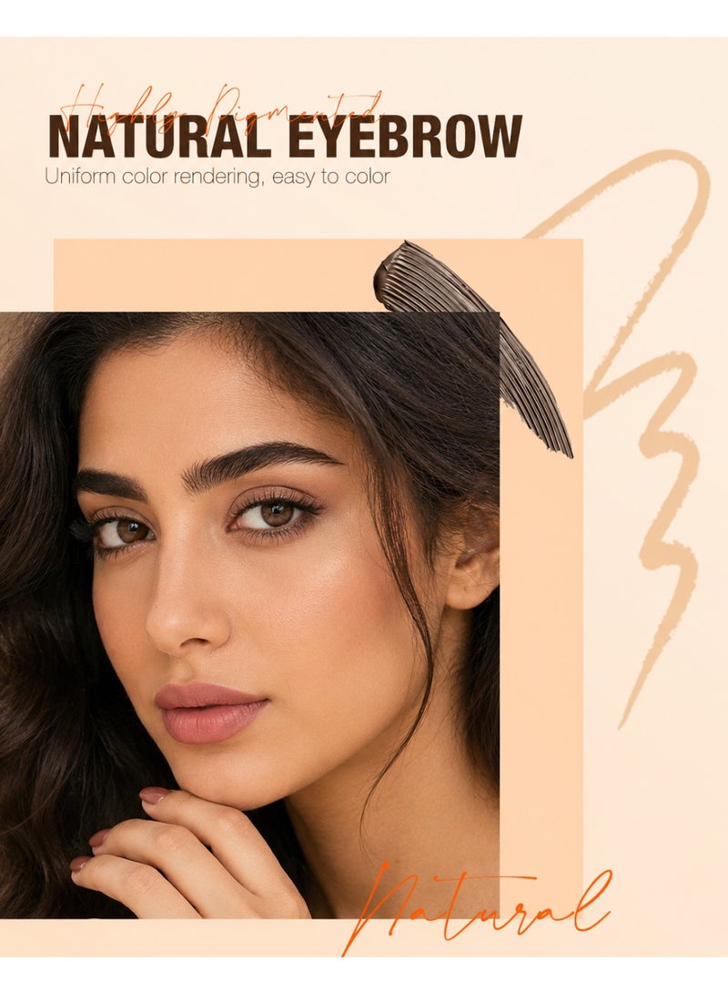 O.TWO.O Natural Shaping Dyeing Eyebrow Cream – Long-Lasting Tint, Fluffy Brow Hold & Waterproof Formula for Natural Full Brows - Image 2