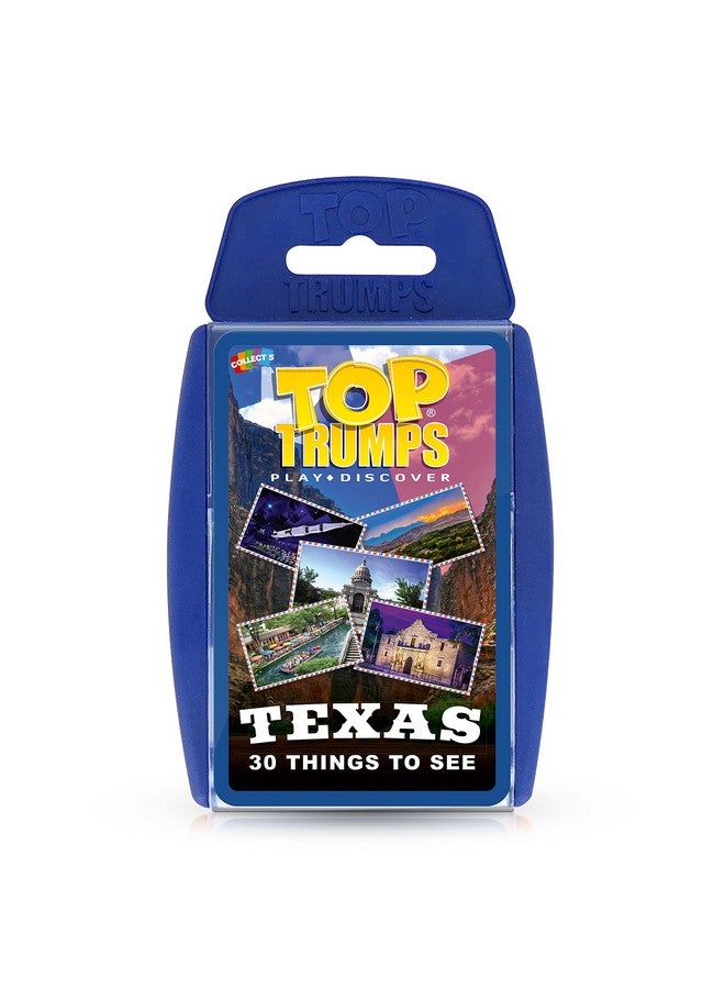 Top Trumps Top Trumps Card Game Texas - Family Games for Kids and Adults - Learning Games - Kids Card Games for 2 Players and More - Kid War Games - Card Wars - for 6 Plus Kids - Image 1