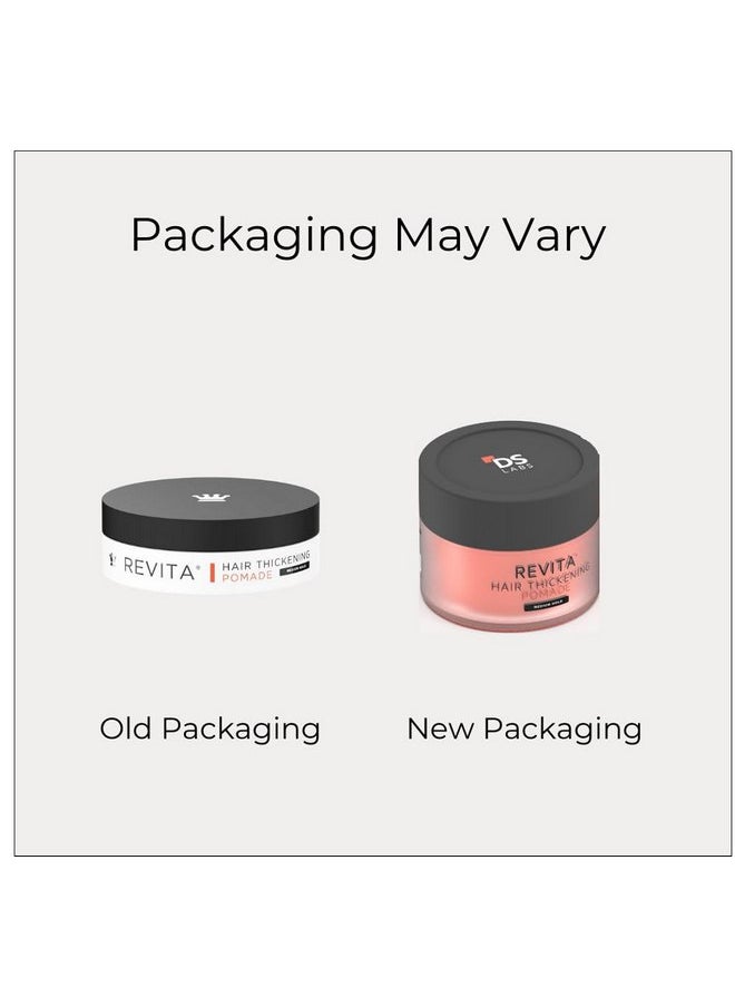 DS LABORATORIES - DS LABORATORIES Revita Thickening Hair Pomade Matte with Biotin, Caffeine & Beeswax, Hair Styling Cream & Thickening Products for Men, Packaging May Vary - Image 1