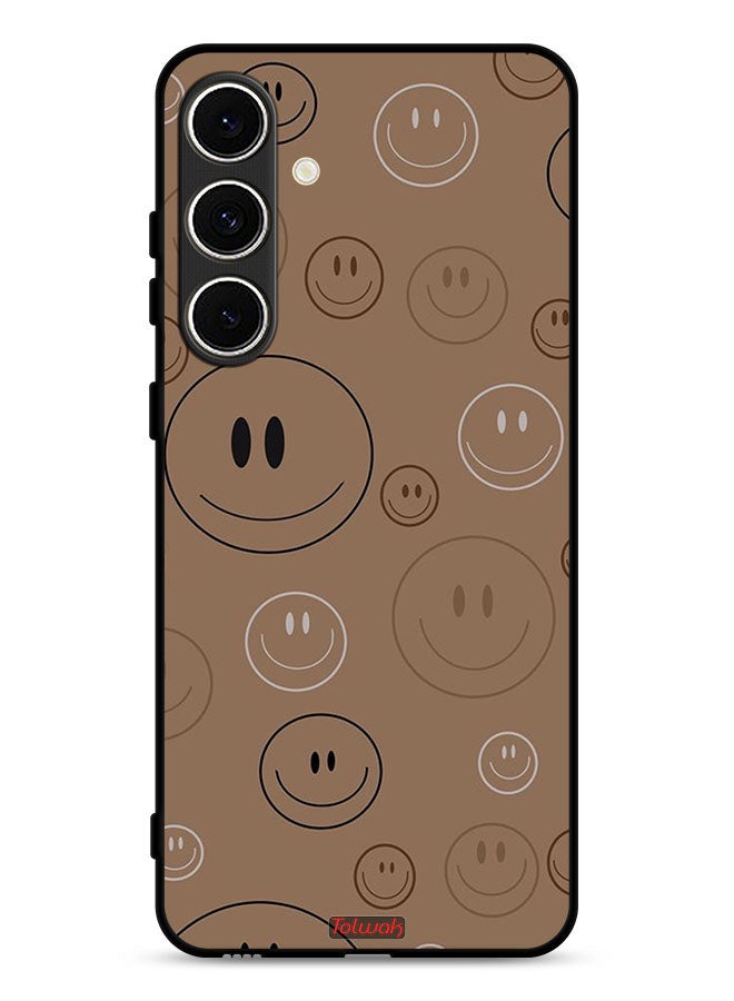 Tolwak Samsung Galaxy A36 5G Protective Case Cover Smiley Faces Pattern - Image 1