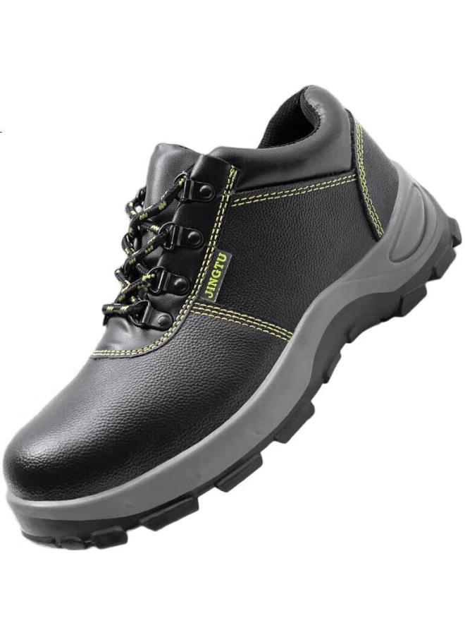 Jingtu Men'S Safety Shoes Steel Toe Cap Puncture-Proof Waterproof Wear-Resistant Safety Work Shoes 8184 Size 37 - Image 1