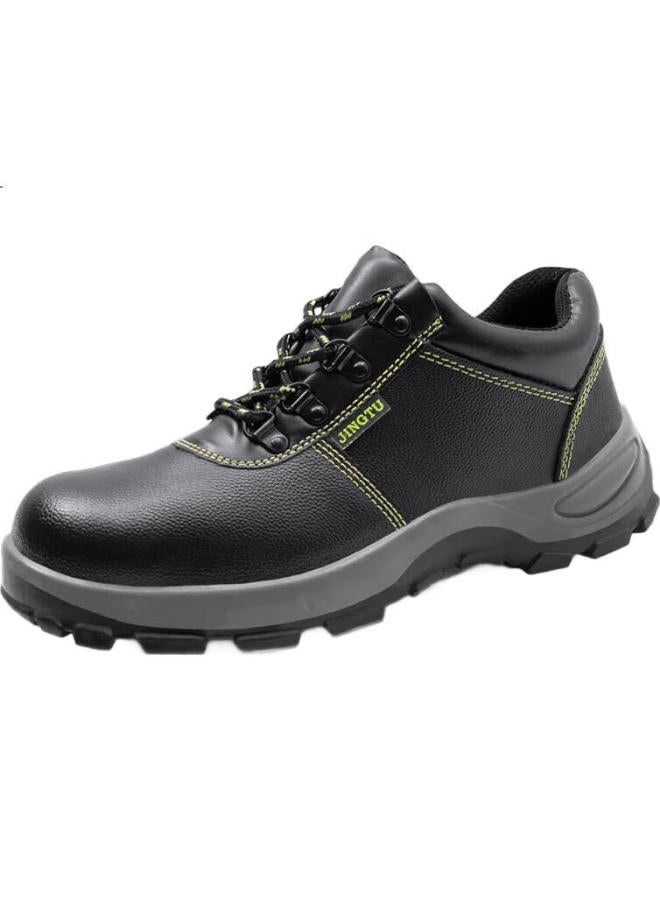Jingtu Men'S Safety Shoes Steel Toe Cap Puncture-Proof Waterproof Wear-Resistant Safety Work Shoes 8184 Size 37 - Image 3
