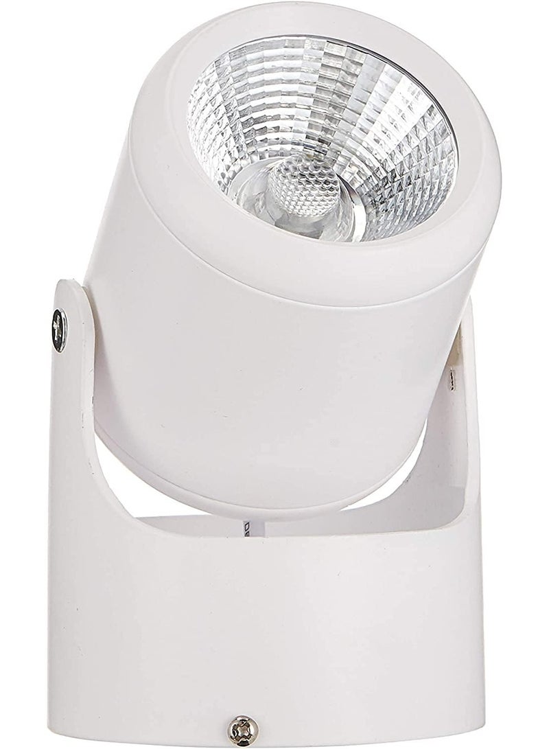 Narken COB 10W White Body Warm white 3000K Spot LED Power Saving Aluminium Surface Track light. - Image 1