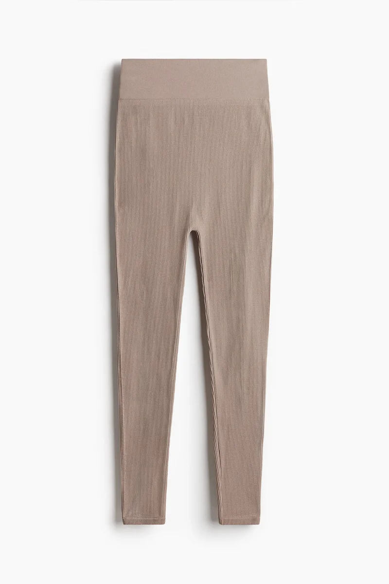 H&M MAMA Seamless ribbed leggings