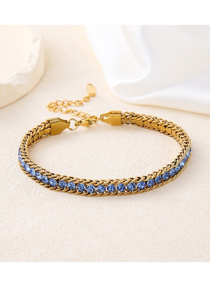 Mark Fairwhale Fashionable High-end Light Luxury Four Petal Flower Bracelet 