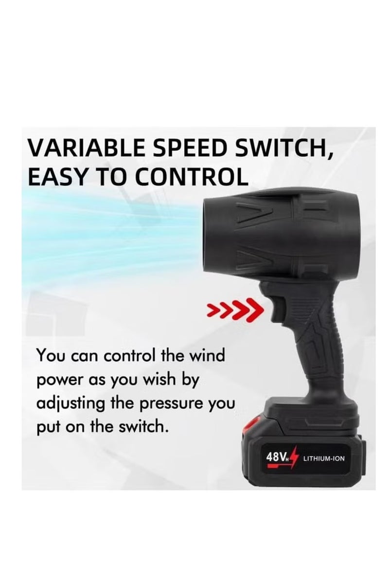 UMIXPRO Turbo Jet Blower Cordless Turbo Super Power Air Duster Stepless Speed Regulation Jet Dry Blower Car Drying Car Dryer Air Blower - Image 2