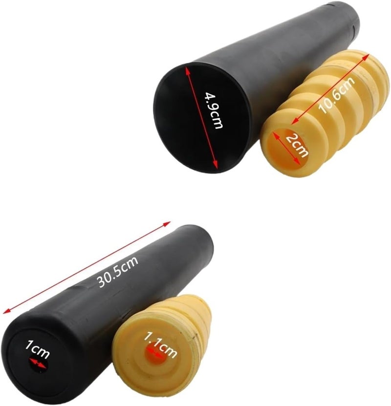 Wivplex Rear Dust Cover Air Shock Absorber Boot Set for Civic 2015-2018 - Image 2
