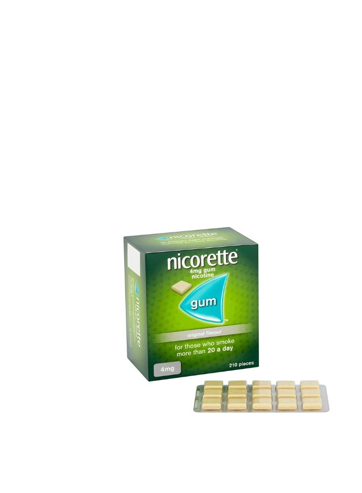 Nicorette	Original 4mg Gum	210 Pieces - Image 3