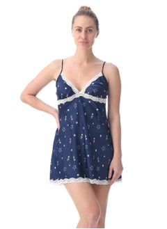 Printed Spaghetti Straps Chemise