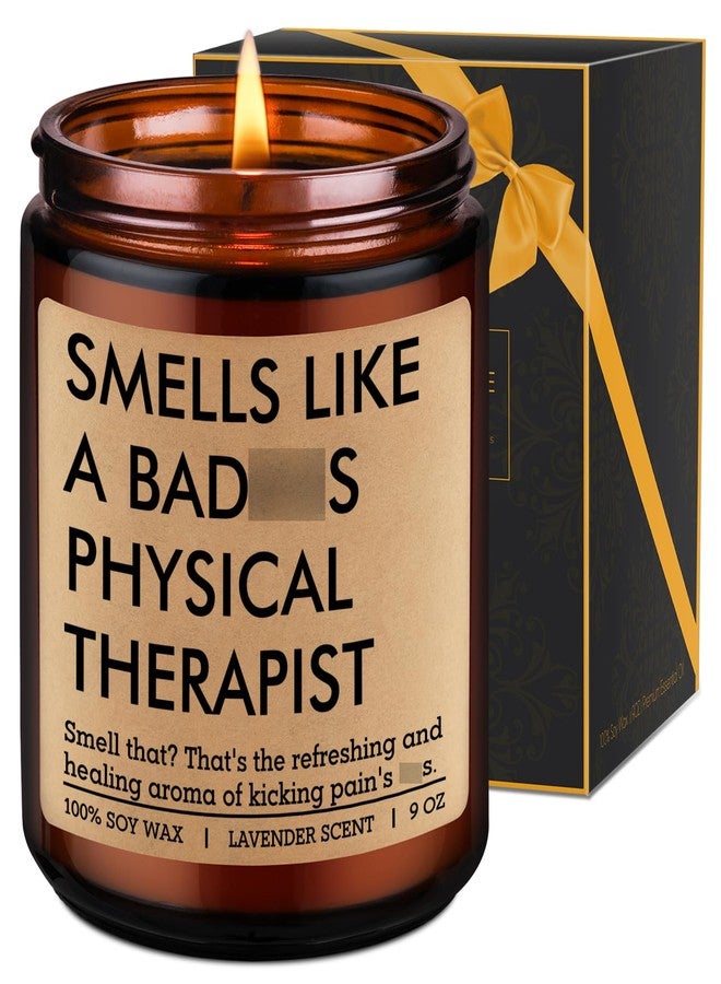 LEADO Candle, Physical Therapist Gifts - PT Month, Physical Therapy Gifts for Women, Men - Cool Fathers Day, Thank You, Appreciation, Graduation Present for PTs Therapists, PT School Graduate, Student - Image 1