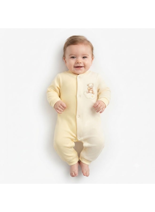 Berceau Baby Short Sleeve Collar Top and Striped Shorts Set - Image 2
