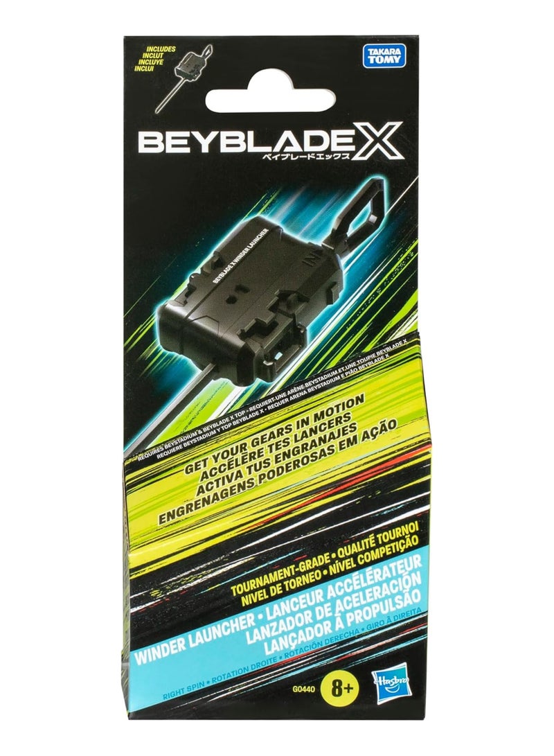 BEYBLADE BURST Beyblade X Winder Launcher | Easy Grip | 25cm Ripcord | Tournament-Grade Right Spin Launcher | Gift for Beyblade Lovers and Kids - Image 4