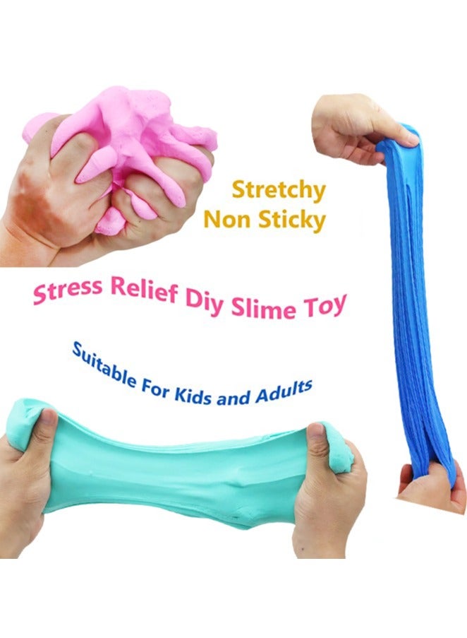 Butter Slime Kit 9 Pack, Colorful Sludge Toy, Stress Relief DIY Slime Toy, Soft and Non-Sticky, Party Favors For Girls and Boys - Image 2