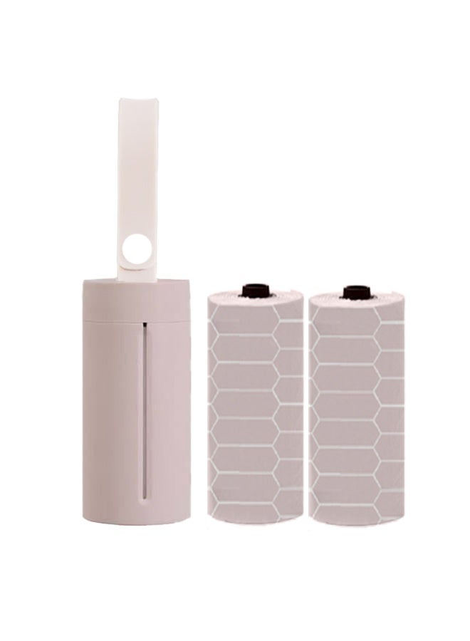 LuQu Disposable Bags,2 Refill Rolls/30 Bags with Dispenser,Aloe Vera & Vitamin E,4x60,Water Wet Wipes - Image 2