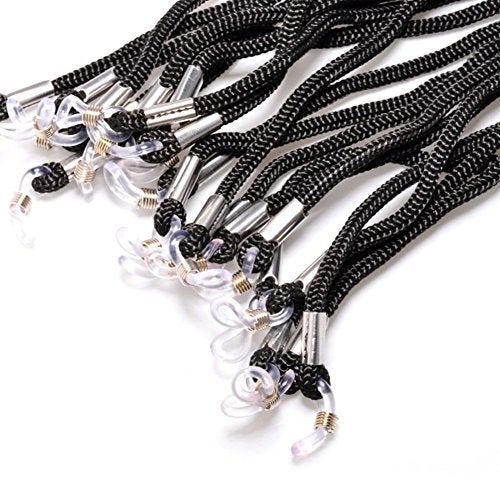 Wresty 20 Pcs Black Sunglasses Strap Holder Adjustable Eyeglass Lanyard Rope Eyewear Retainer Cord Glasses Neck Strap String - Image 3