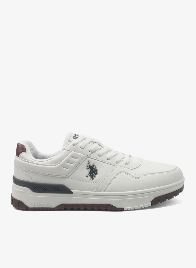 يو اس بولو اسن U.S. POLO ASSN. Man Jades White Sport Sneaker