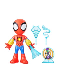 SPIDERMAN Marvel Spidey and His Amazing Friends Electronic Suit Up Spidey, 10-Inch Action Figure with Lights and Sounds, Preschool Toys for Kids Ages 3 and Up  - Image 2