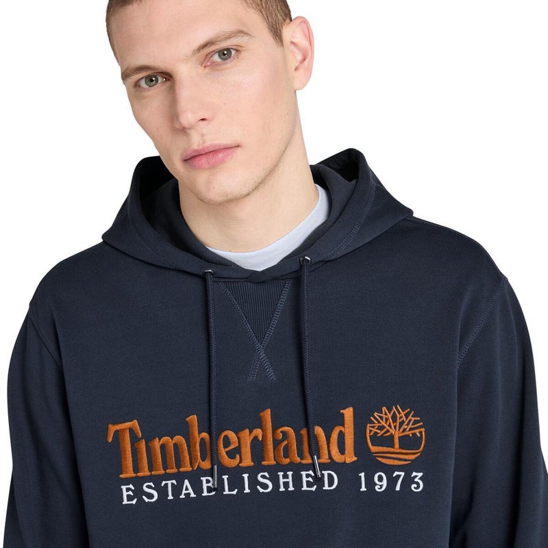 Timberland Established 1973 Embroidered Logo Loopback Hoodie - Image 4