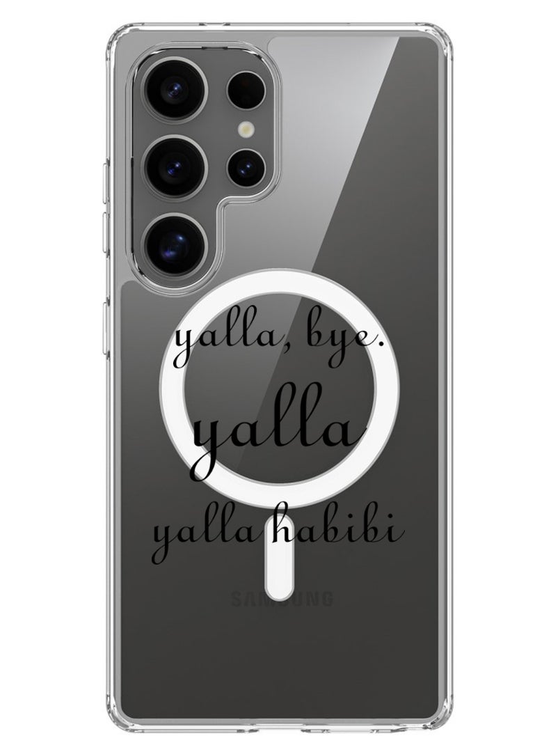 Theodor Magnetic Case for Samsung Galaxy S25 Ultra 6.9-inch Compatible with MagSafe Wireless Charging, Shockproof Phone Bumper Cover Yalla-01 - Image 1