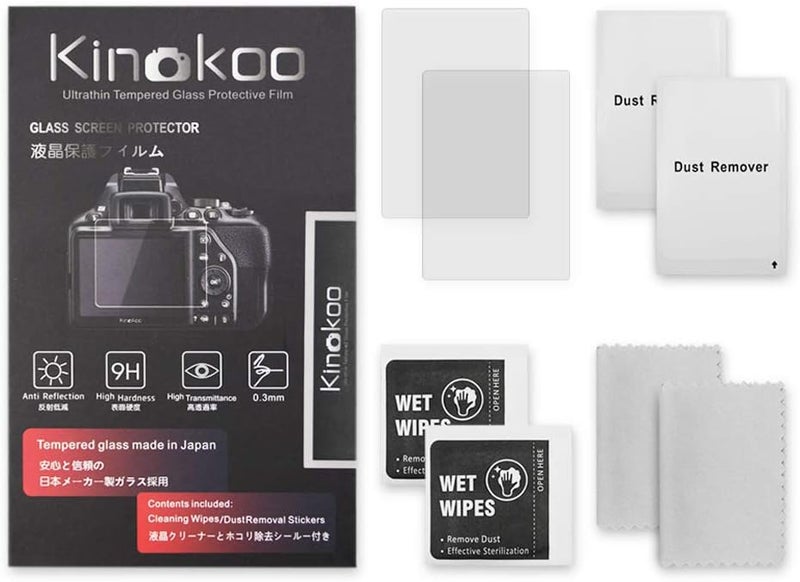 kinokoo Tempered Glass Film for Leica M-Monochrom Crystal Clear Film Leica M Monochrom Screen Protector Bubble-free/Anti-scratch(2 pack) - Image 2