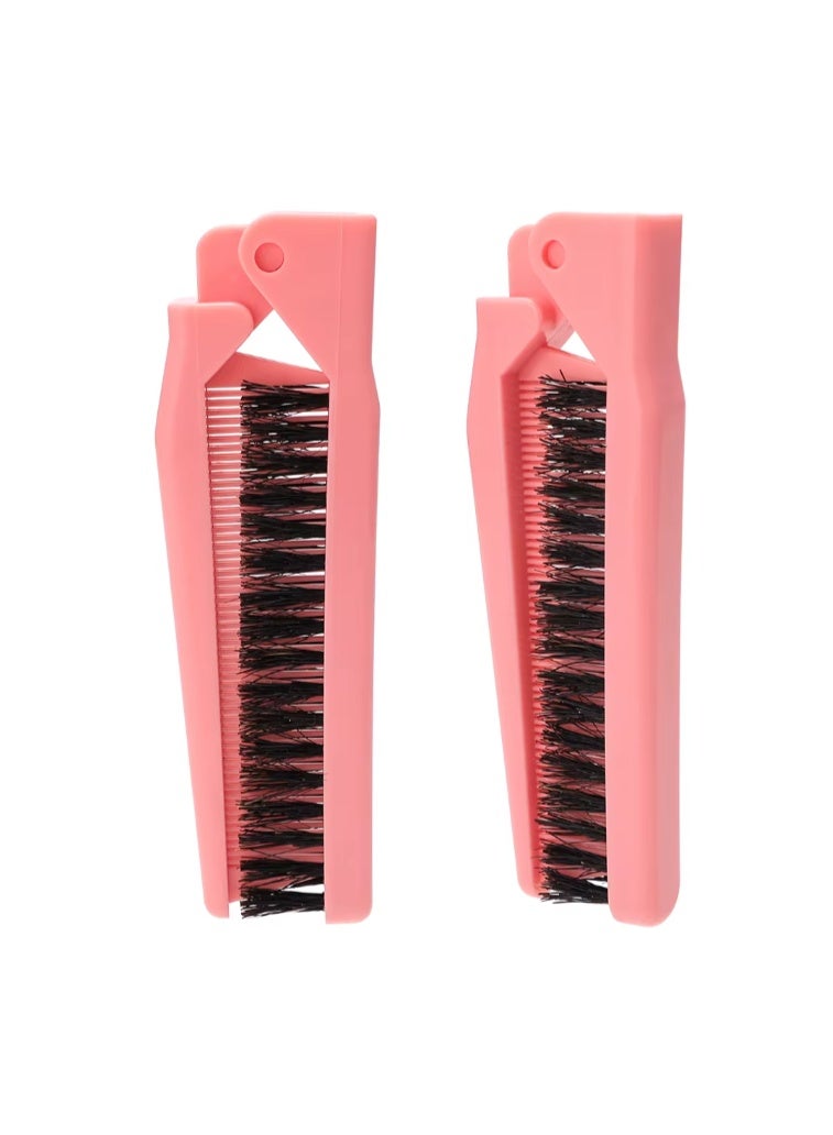 Double-Sided Hair Brush Nylon Comb Hair Styling Comb for Travel Barber Salon Home Use - Image 2