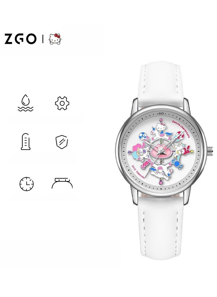 ZGO Carousel Watch Quartz Watch Waterproof Creative Gift Watch - Image 1
