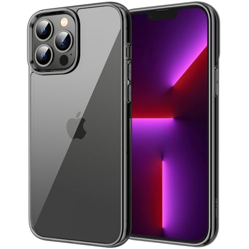JETech Case for iPhone 13 Pro 61Inch NonYellowing Shockproof Phone Bumper Cover AntiScratch Clear Back Black - Image 1